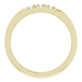 14K Yellow 1/4 CTW Natural Diamond Anniversary Band